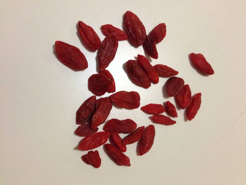 Esos pequeños frutos secos rojos: las bayas de goji