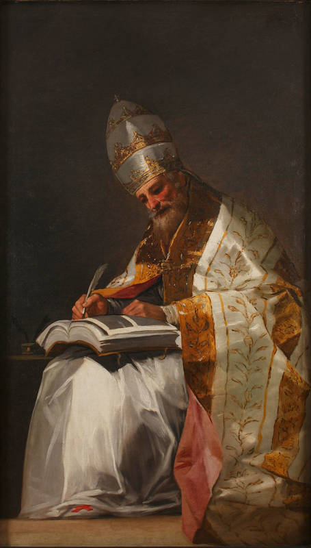 Gregorio Magno, uno de los cuatro padres de la iglesia latina.